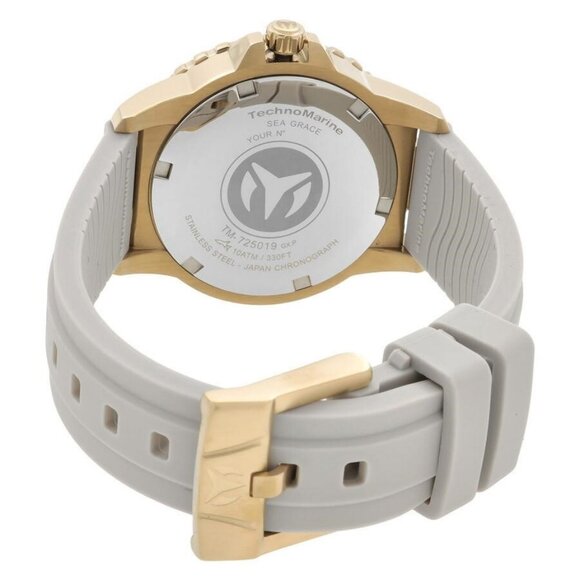 NWT Authentic Technomarine Sea Quartz Champagne Dial Women's Watch - Picture 3 of 3